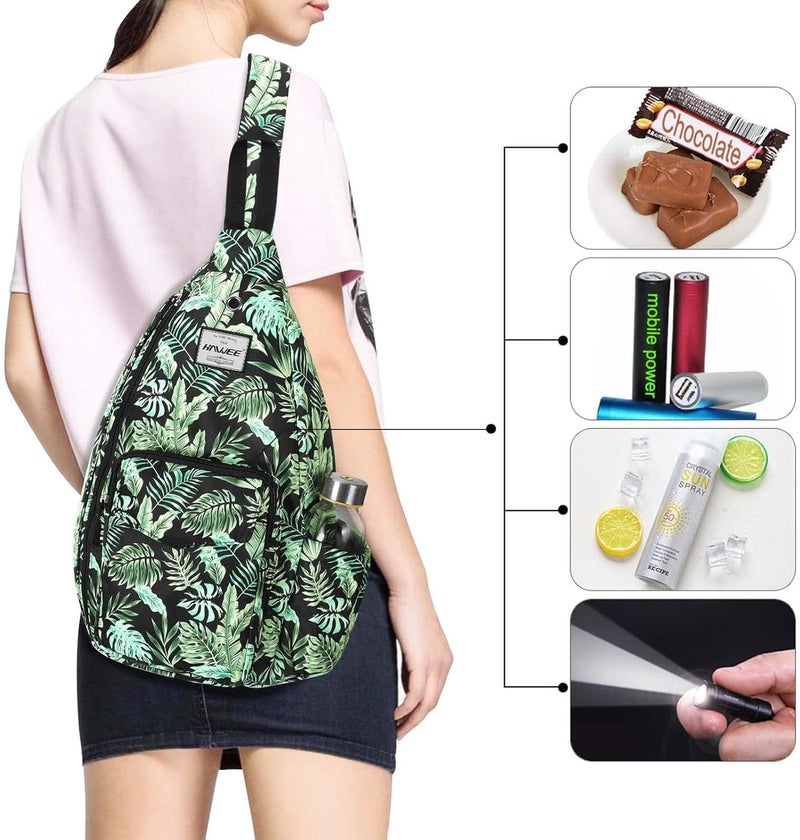HAWEE Backpack Sling for Women Anti-Water Crossbody Bag Inclined Adjustable Pack | Casual, Adjustable Strap, Water Repellent, for Travel/Sport - Image 3
